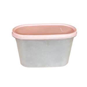 Vintage Tupperware Modular Mates Oval 2 Container 1.1L 4.75 Cup 1612 1613 USA